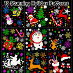 LED Christmas Projection Lamp-16 Patterns of Pure Holiday Magic