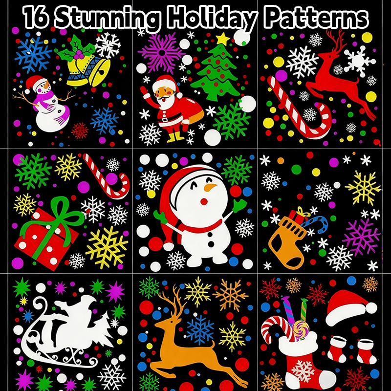 LED Christmas Projection Lamp-16 Patterns of Pure Holiday Magic