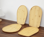 Handmade Bamboo Mixer Mobile Tray, Waterproof, Anti-Slip & Corrosion-Resistant