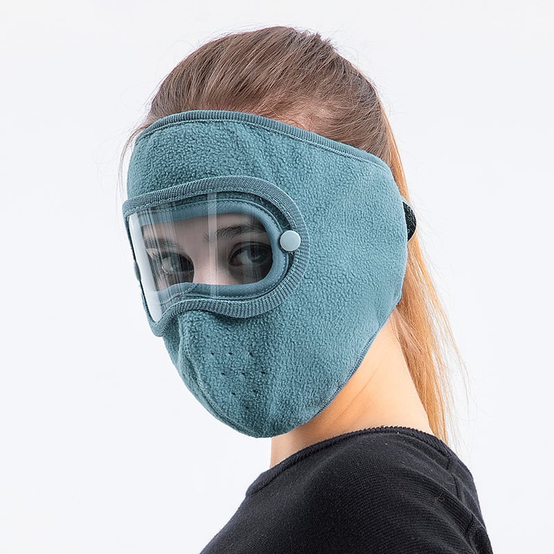 Winter warm fleece windproof high-definition goggles
