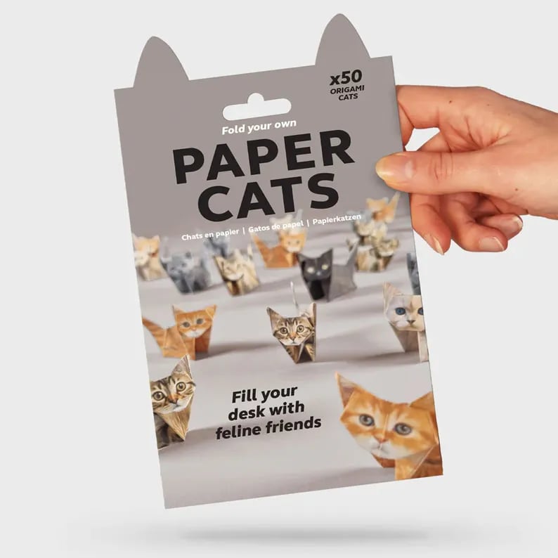 Easy DIY Paper Cats Kit | Guided Lines & Instructions Included Buy More Save More