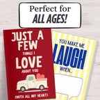 Just A Few Things I Love About You Fill In The Blank Gift Book