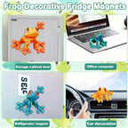 3D Printed Magnetic Frog | Articulated Fidget Toy & Decor