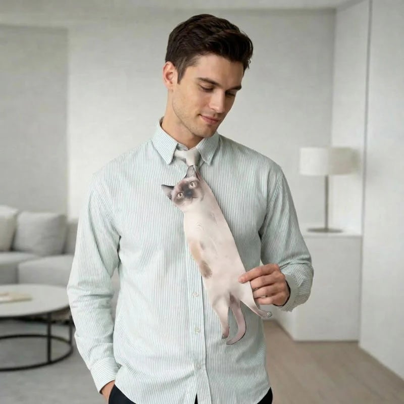 Cute Cat Tie