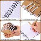 “Proud of You" Inspirational Keychain, Notepad & Bamboo Pen Gifts Set
