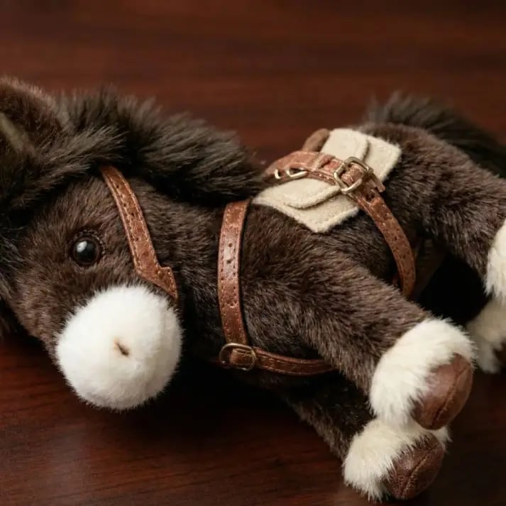 Plush Pony Bag Charm and Keychain