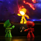 Lonely Robot Cartoon Cute Robot Design Companion Table Light
