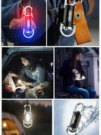 Rechargeable Mini Keychain Flashlight - 800 Lumens, 6 Modes, Perfect for Outdoor Adventures, Work, and Emergencies