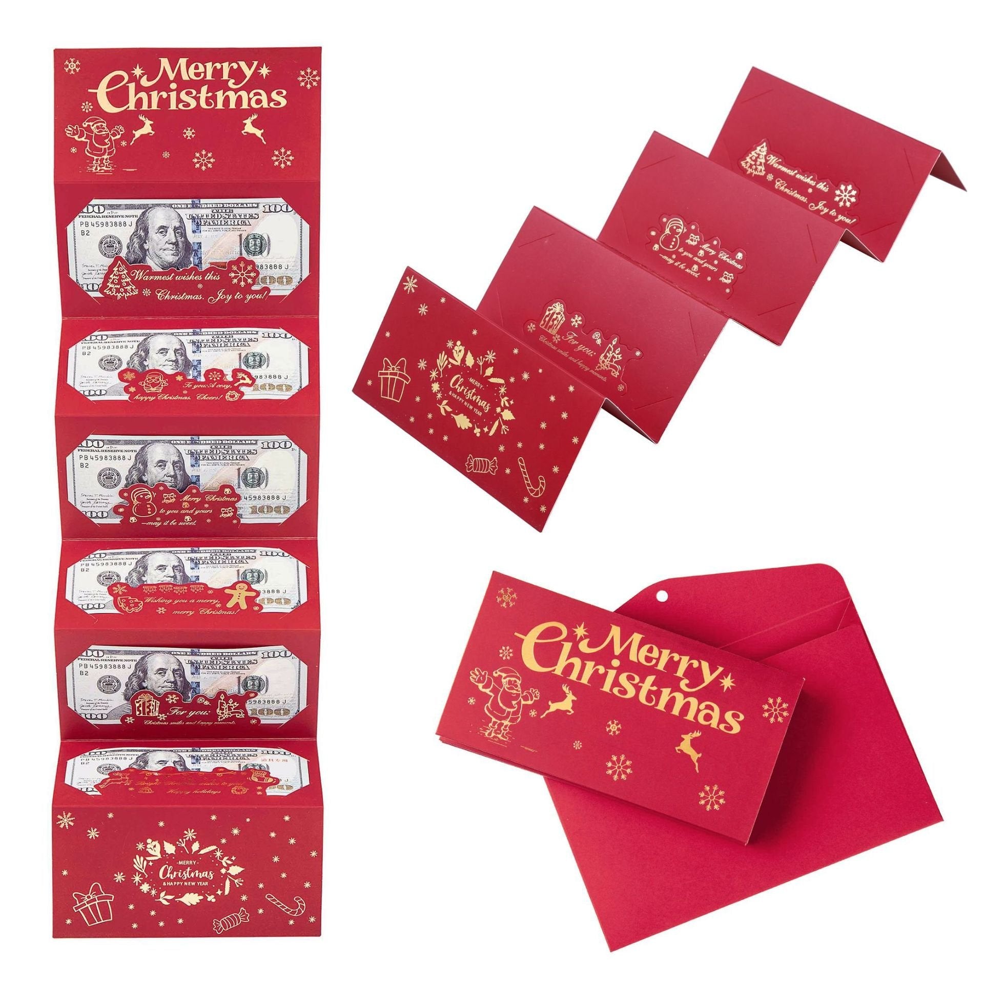 Flash Sale ! Christmas Cash Gift Envelope– A creative way to give cash this Christmas