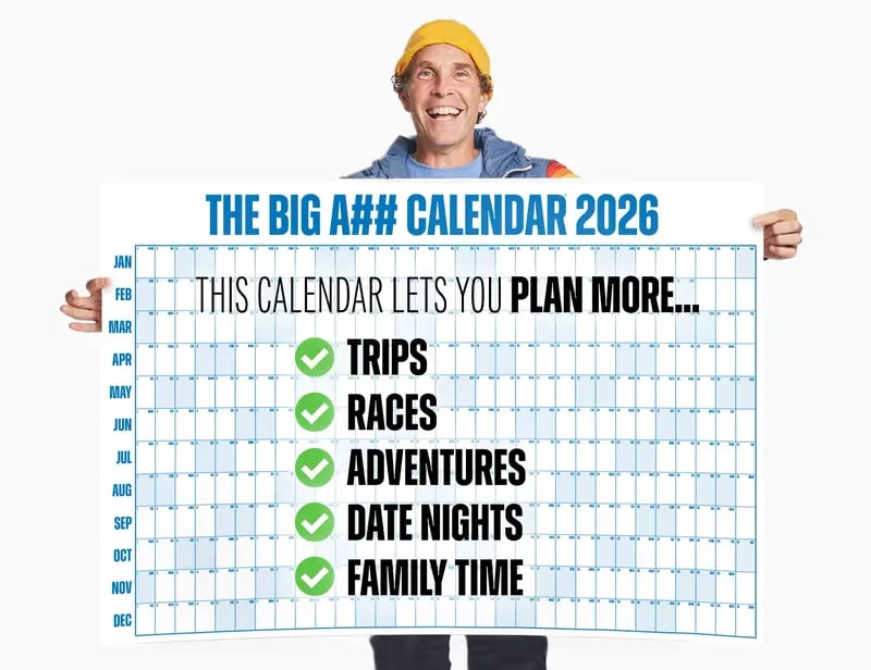 The Big A## Wall Calendar - Flexible Dry-Erase Material Design Your Amazing Year