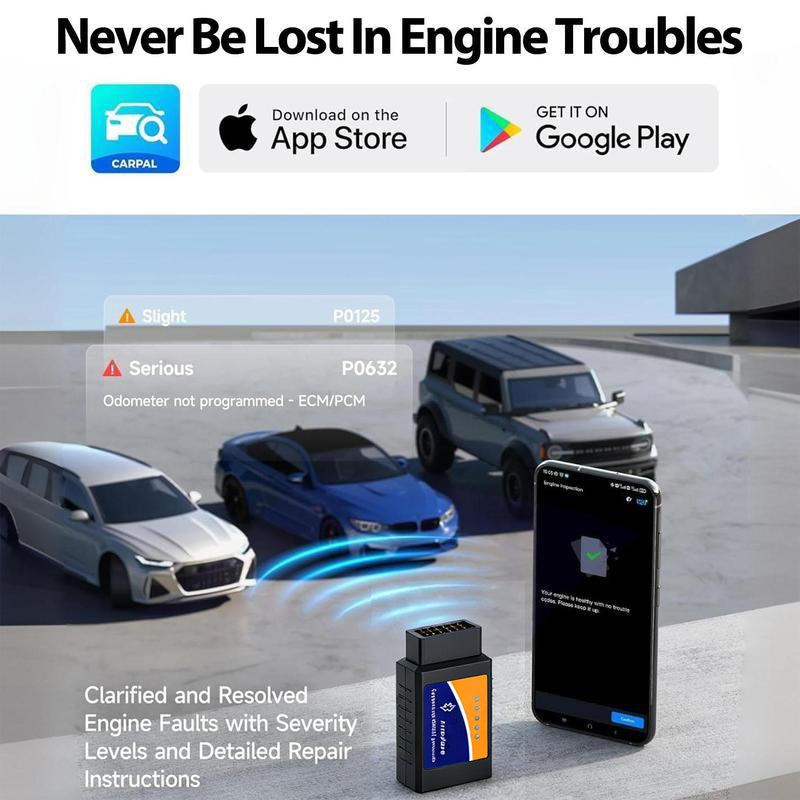 CarPal OBD2 & Bluetooth Scanner | #1 DIY Diagnostic Tool【Top Rated】