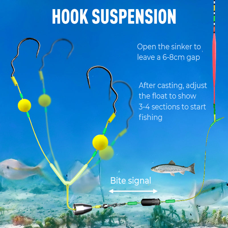 Reverse Bottom Fishing Rig Hook
