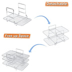 Air Fryer Rack, 304 Stainless Steel Toast Rack, Multi-Layer Grill, Grill