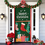 Christmas and Halloween front door decoration