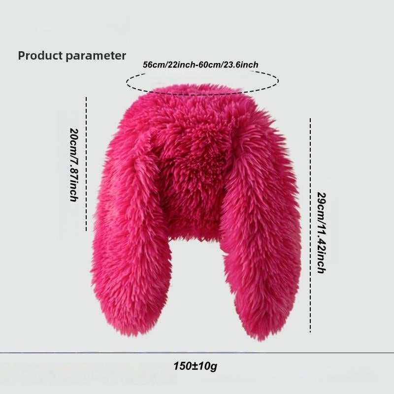 Winter - Cute Long Bunny Ear Plush Hat