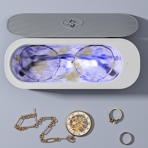 Hot Products Portable ultrasonic jewelry cleaner suitable for all jewelry and eyeglasses