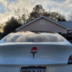 Santa Hat Overlay for Tesla Emblem, Reusable
