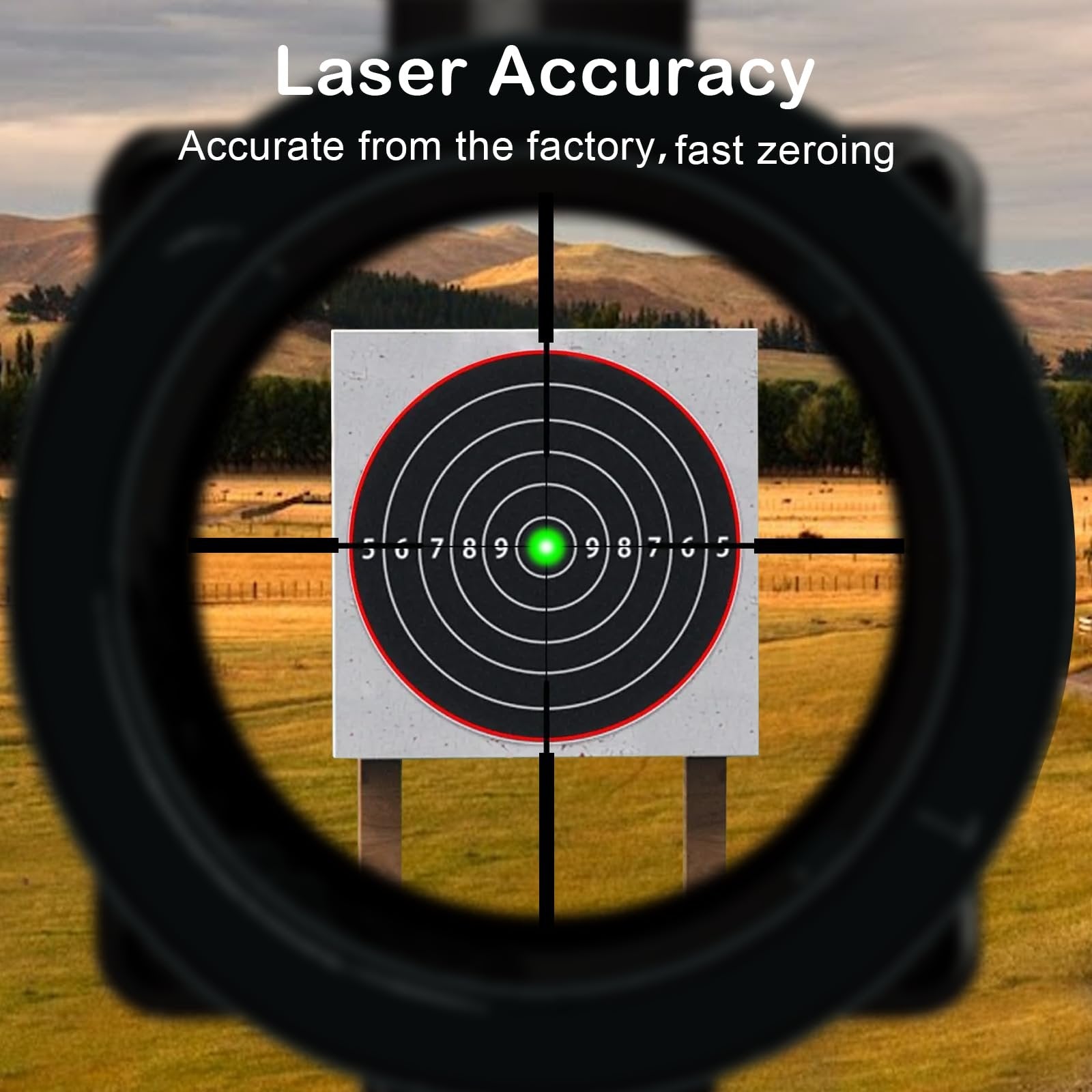 Professional Aperture Red/Green Aiming Kit Aperture Aiming with 32adapters