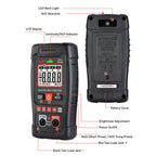 Smart Anti-Burn Multimeter! 4000-Count Auto-Ranging, Palm-Sized Zero-Fail Measurement Tool