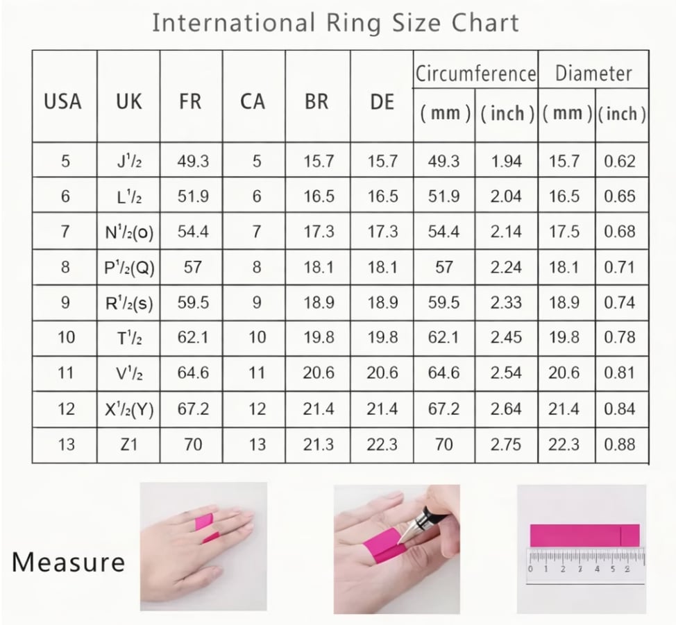 2-Piece Set Fashion Sparkling Cubic Zirconia Rings