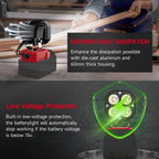 LED Work Light Compatible with Milwaukee 18V Battery/Dewalt 18V&20V Battery