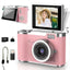 Portable 1080P Flip Screen Camera – Compact Pocket Vlog Camera with 32GB