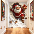 Buy 5 Get 5[10Pcs & ]Santa Claus Breakthrough Wall Stickers