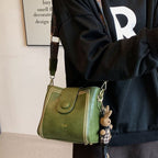 Leather Vintage Fashion Bag with Adjustable Wider Shoulder Strap