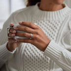 Sparkling Spinning Ring, Relieves Anxiety, Symbolizes Vows & Luck, Waterproof & Fade-Resistant