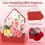 Valentine’s Day Open-Top Gift Basket Box