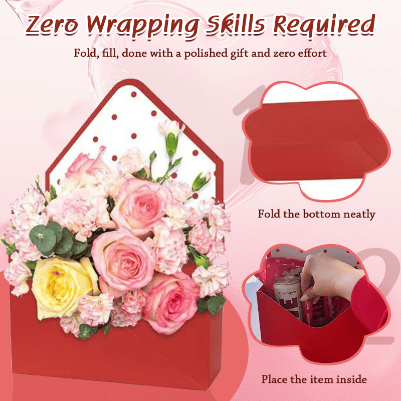 Valentine’s Day Open-Top Gift Basket Box