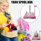 Spinning Yarn Holder with Tool Storage