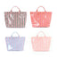 Lightweight Striped Tote Bag Large Capacity Travel & Beach Carryall