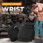 50% 0FF Heavy Duty Weight Lifting Wrist Hook Straps