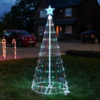BIG SALE SPECIAL MULTICOLOR LED ANIMATED OUTDOOR CHRISTMAS TREE LIGHTSHOW