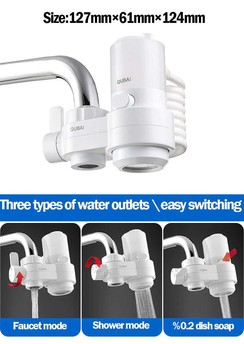 Sink Hose Sprayer with Faucet Extension Tubes
