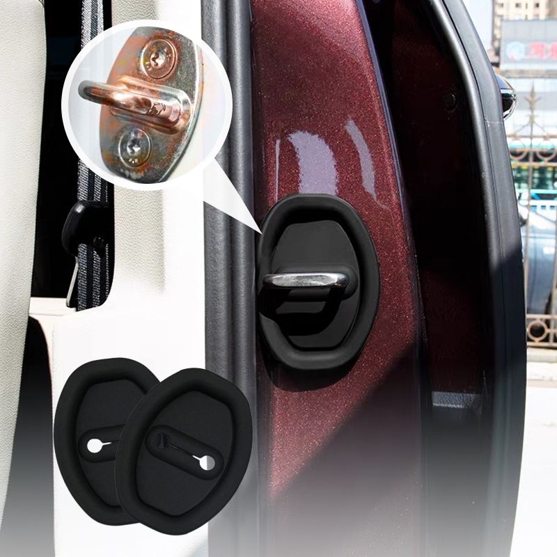 Car Door Lock Silicone Cover - Sound Dampening Pad（ ）
