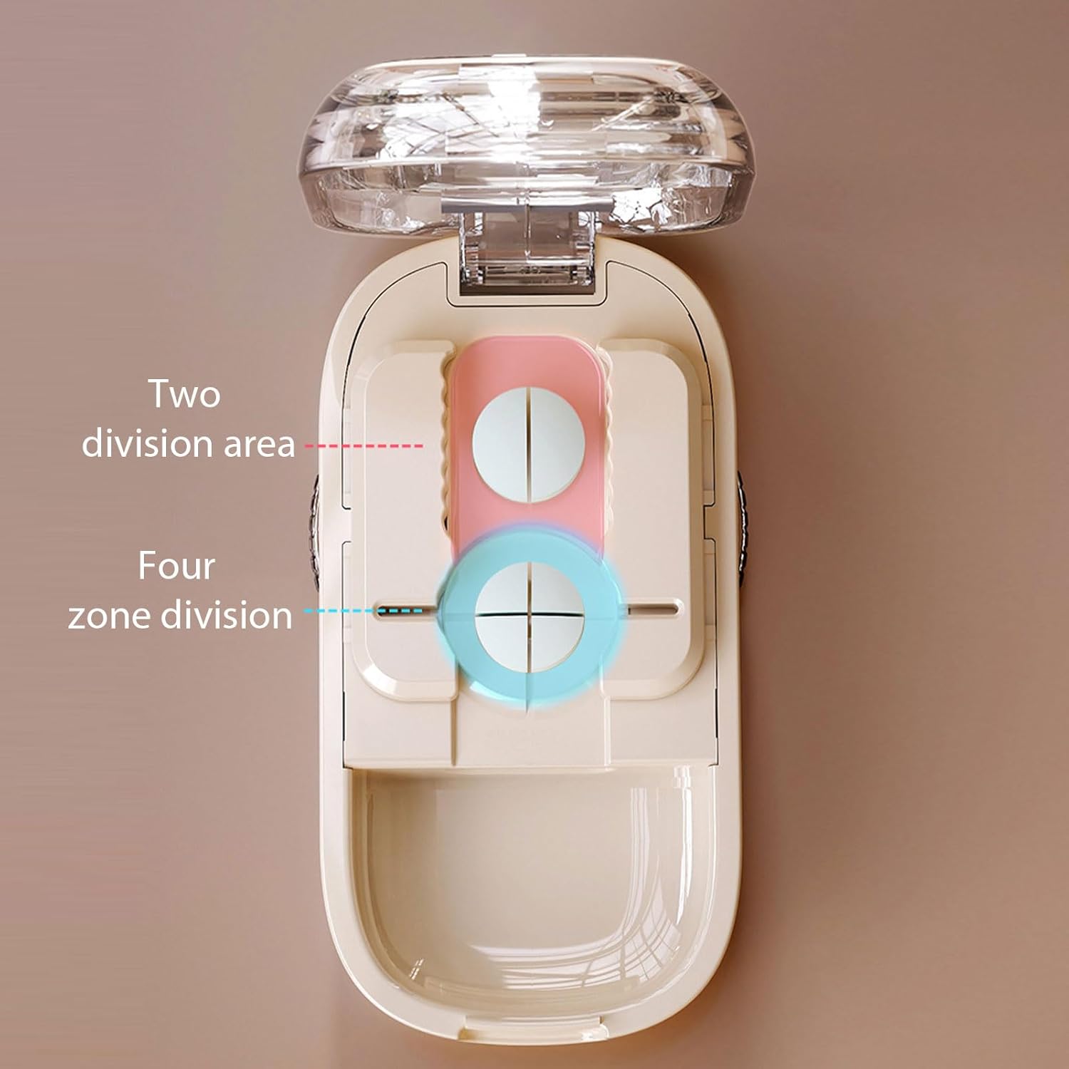 Pills Splitter Portable Multifunctional Convenient Pill Case