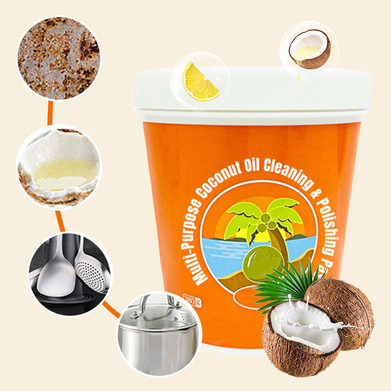 New Hot Selling Multi-Purpose Coconut Oil Cleaning & Polishing Paste