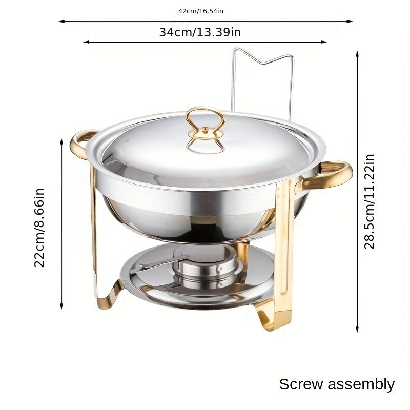 Pre-Christmas Stainless Steel Chafing Dish Buffet Set