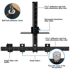 Aluminum Cabinet Hardware Jig