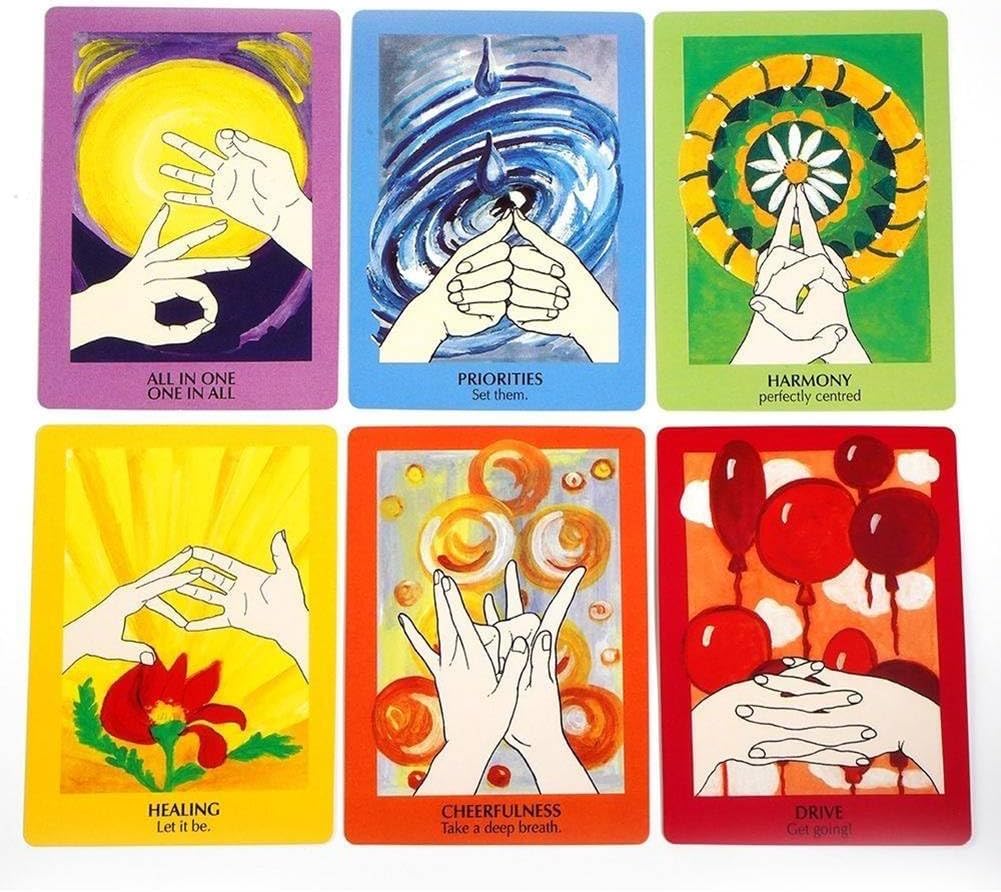 MUDRA Cards for Body, Mind ad Spirit: The Handy Course in Yoga Spiritual Meditation Accessories