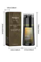 Hoegoa Hair Dye Shampoo - Light Brown
