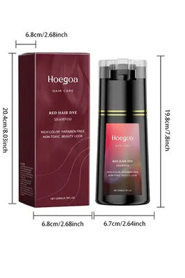 Hoegoa Hair Dye Shampoo - Red