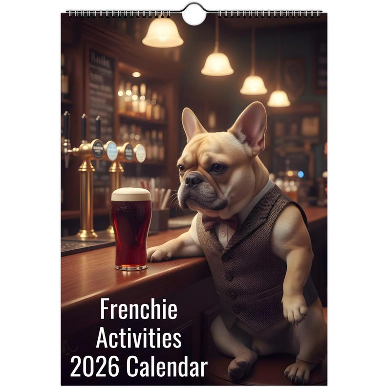 French bulldog Calendar - Daily Activities