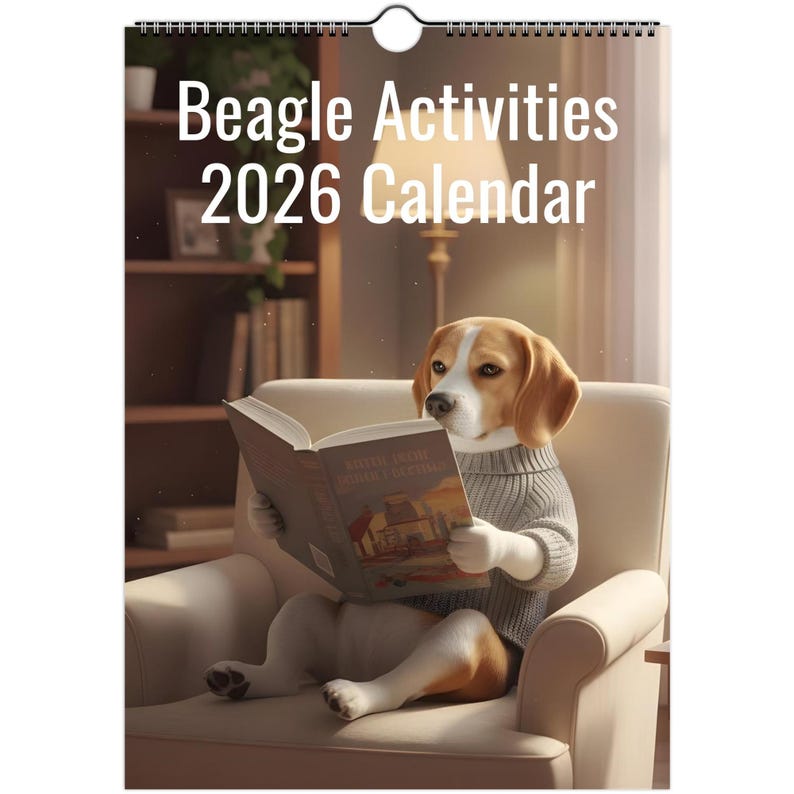 Beagle dog Calendar - Daily Activities