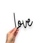 NEW YEAR Special Price Bye Love You Wooden Script Sign Hallway Home Door
