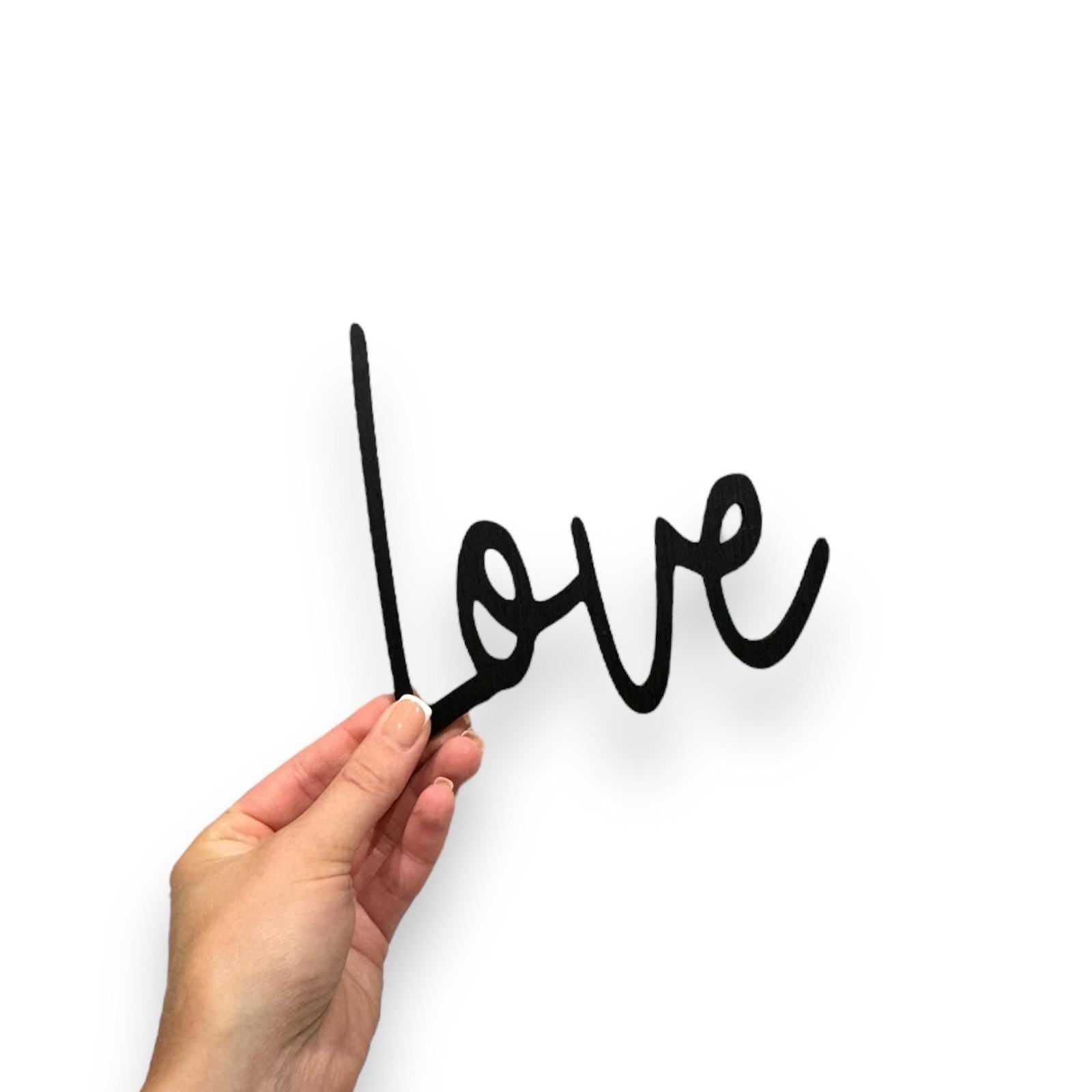NEW YEAR Special Price Bye Love You Wooden Script Sign Hallway Home Door