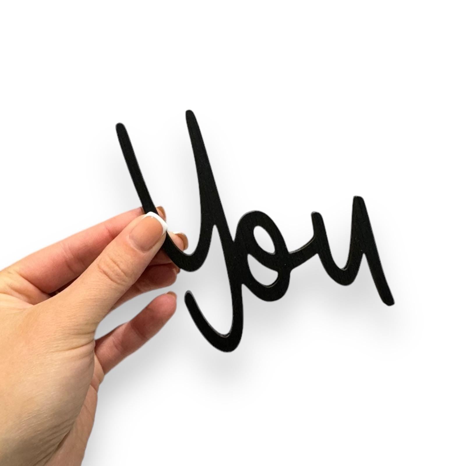 NEW YEAR Special Price Bye Love You Wooden Script Sign Hallway Home Door