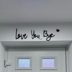 NEW YEAR Special Price Bye Love You Wooden Script Sign Hallway Home Door